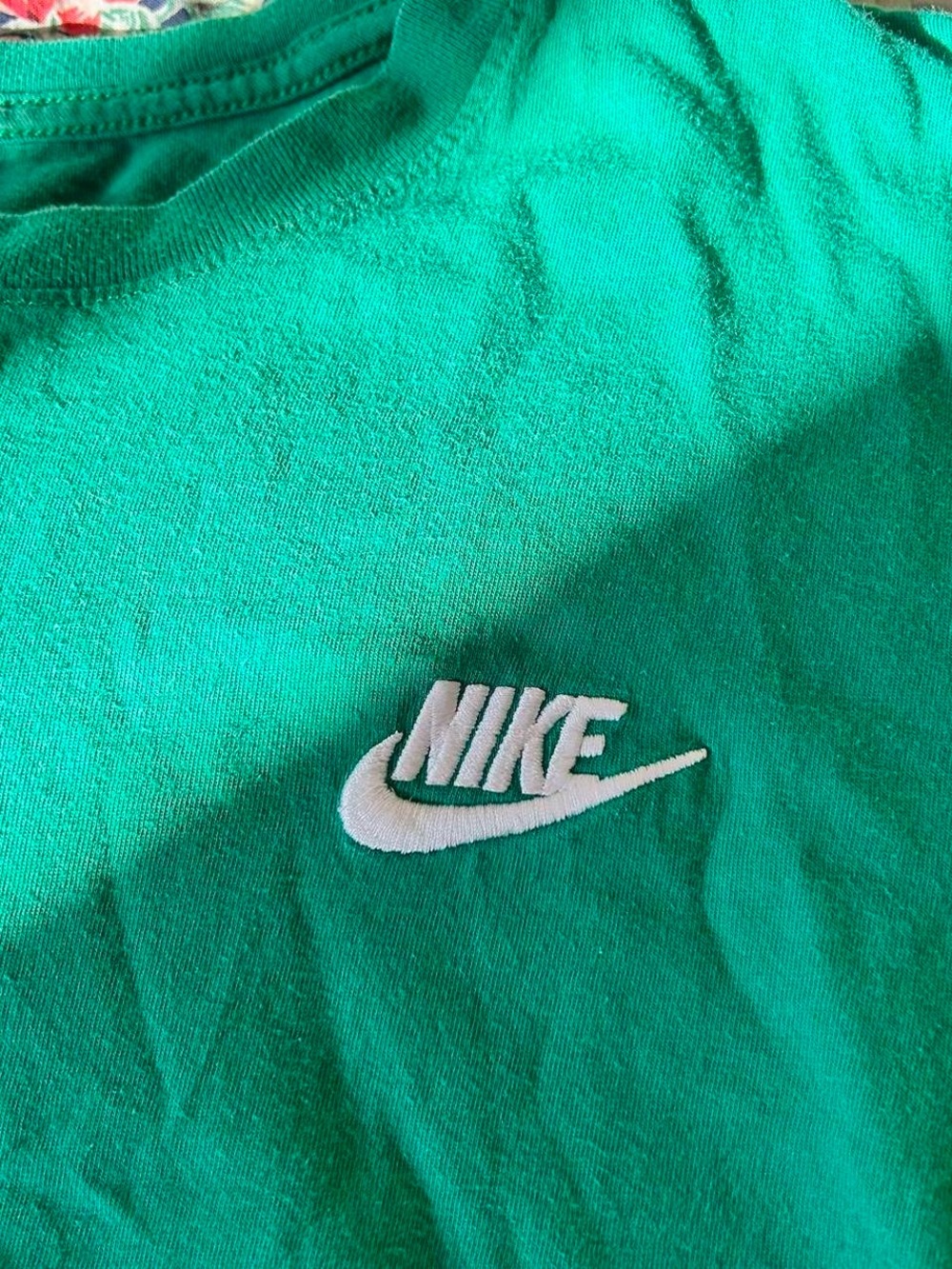 Nike Teal Crewneck Tee with White Swoosh